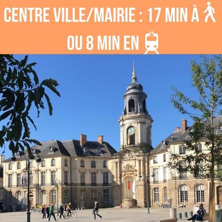 Appartement Le Fatsia - Rennes Gare T2 Extérieur photo